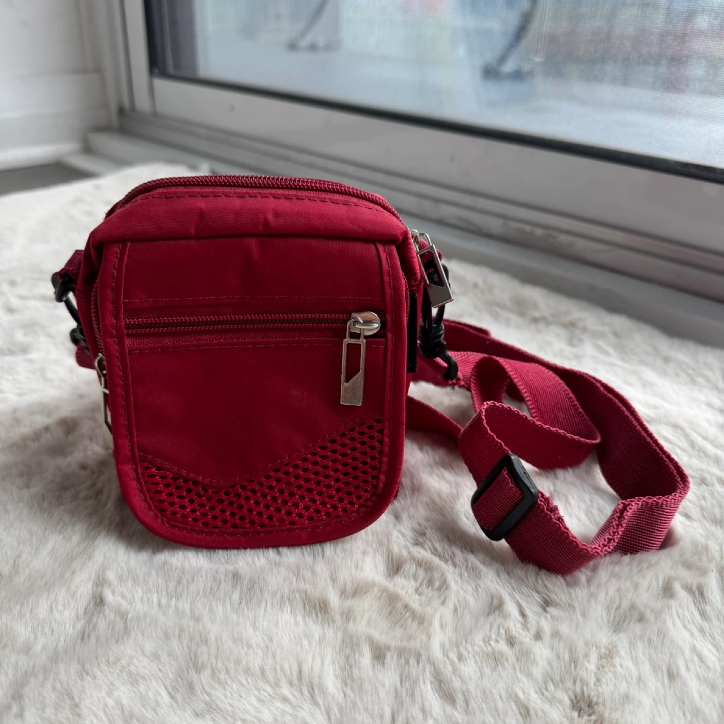 Red Crossbody Bag