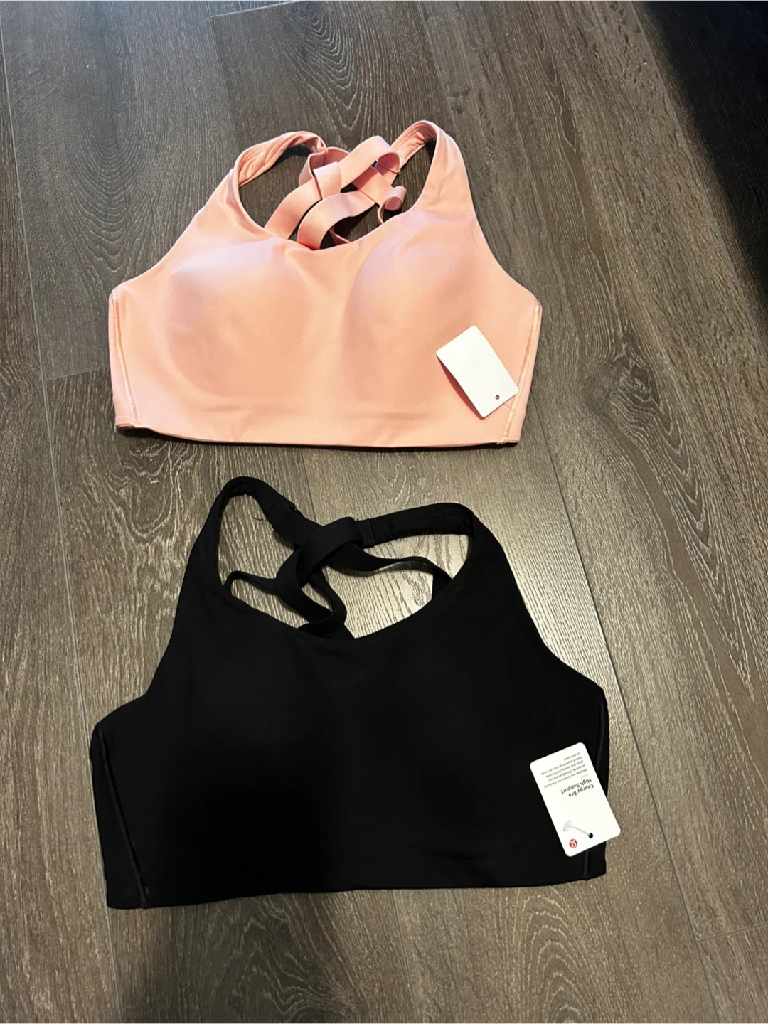 Lululemon Sports Bras (Pink and Black)