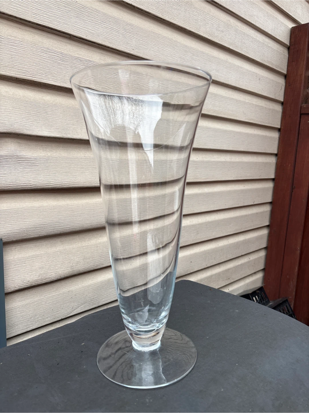 Clear Glass Vase