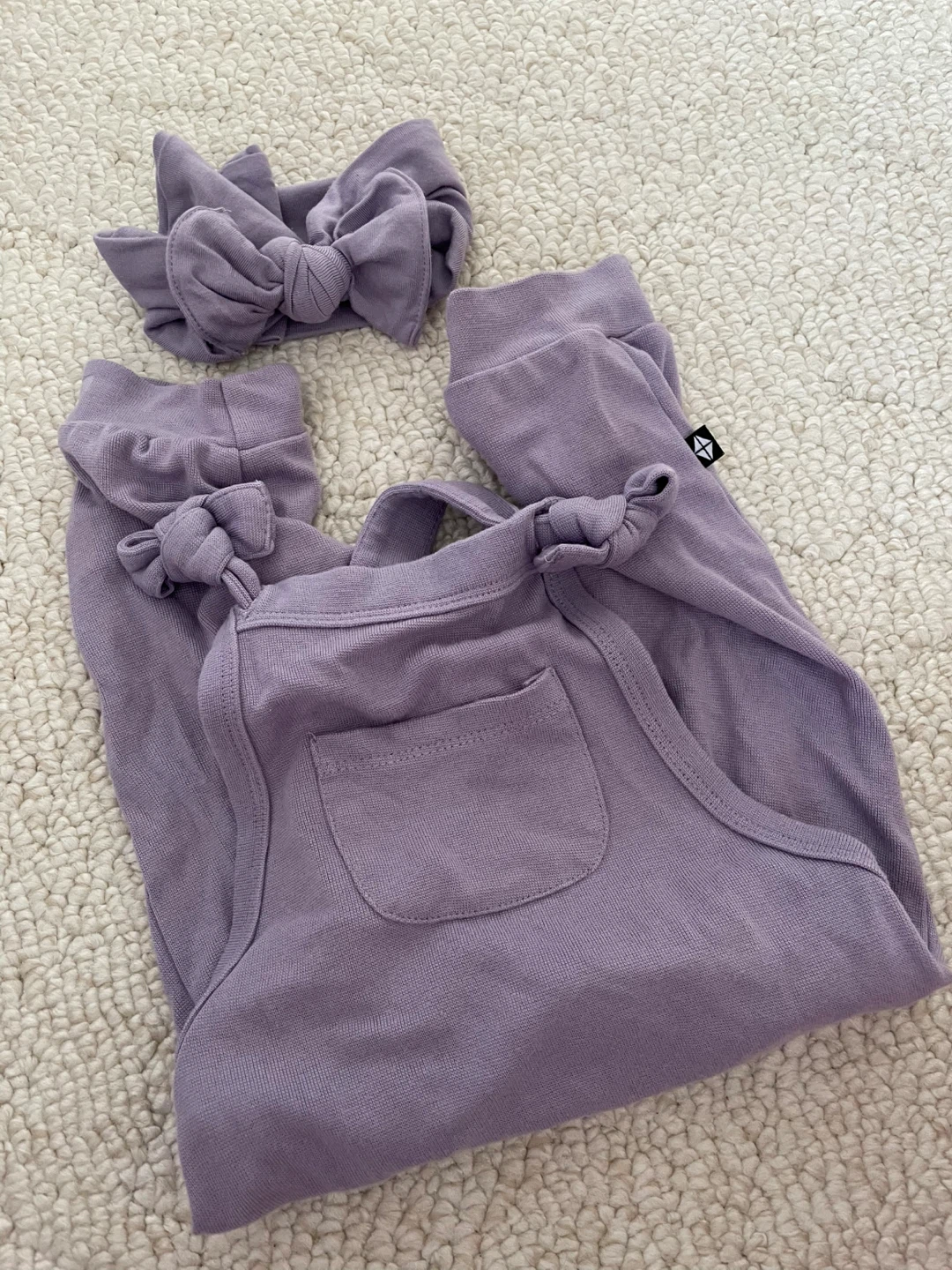 (6-12M) baby overall/jumpsuit with headband Kyte Baby - photo 2