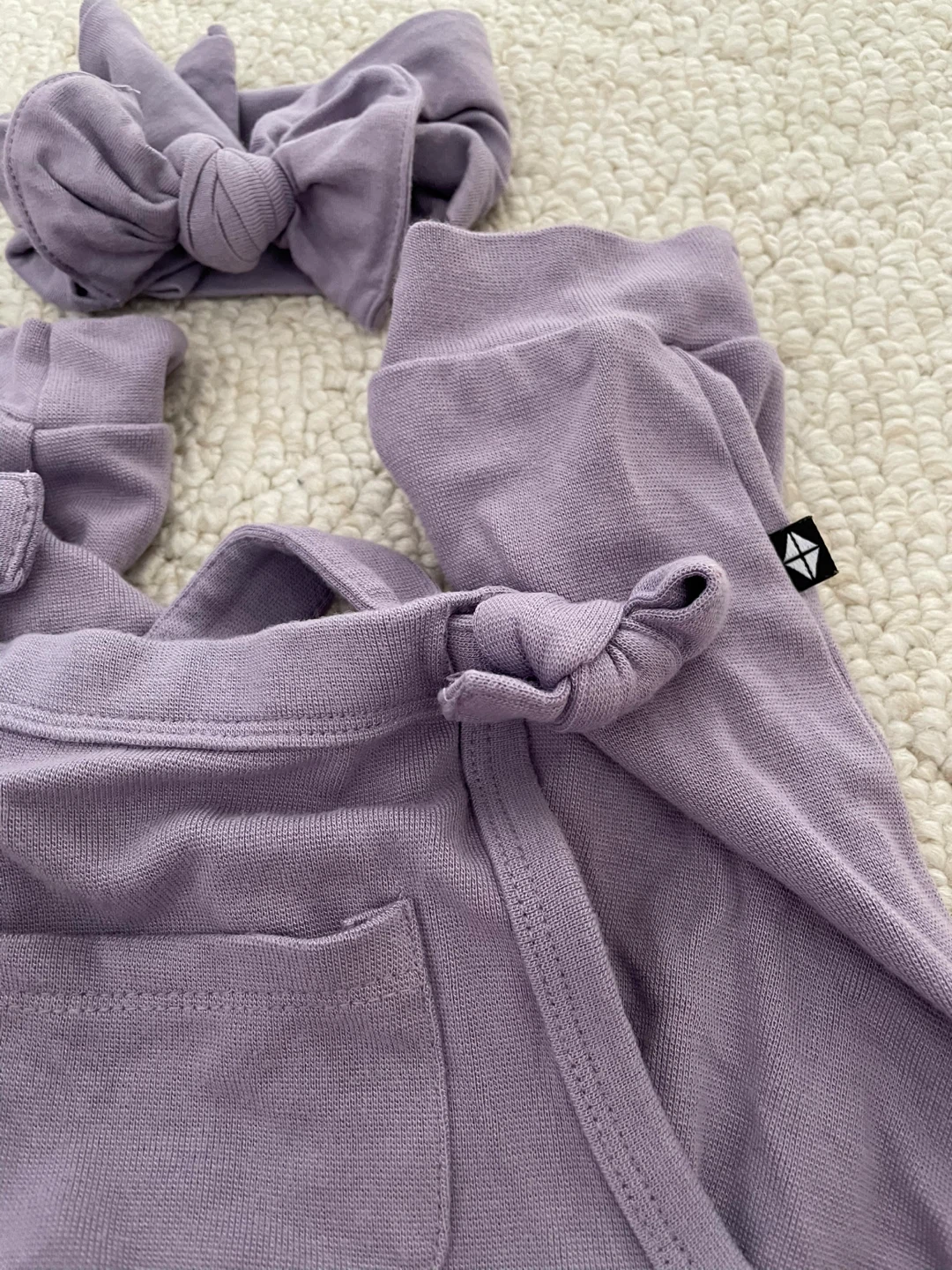 (6-12M) baby overall/jumpsuit with headband Kyte Baby - photo 3
