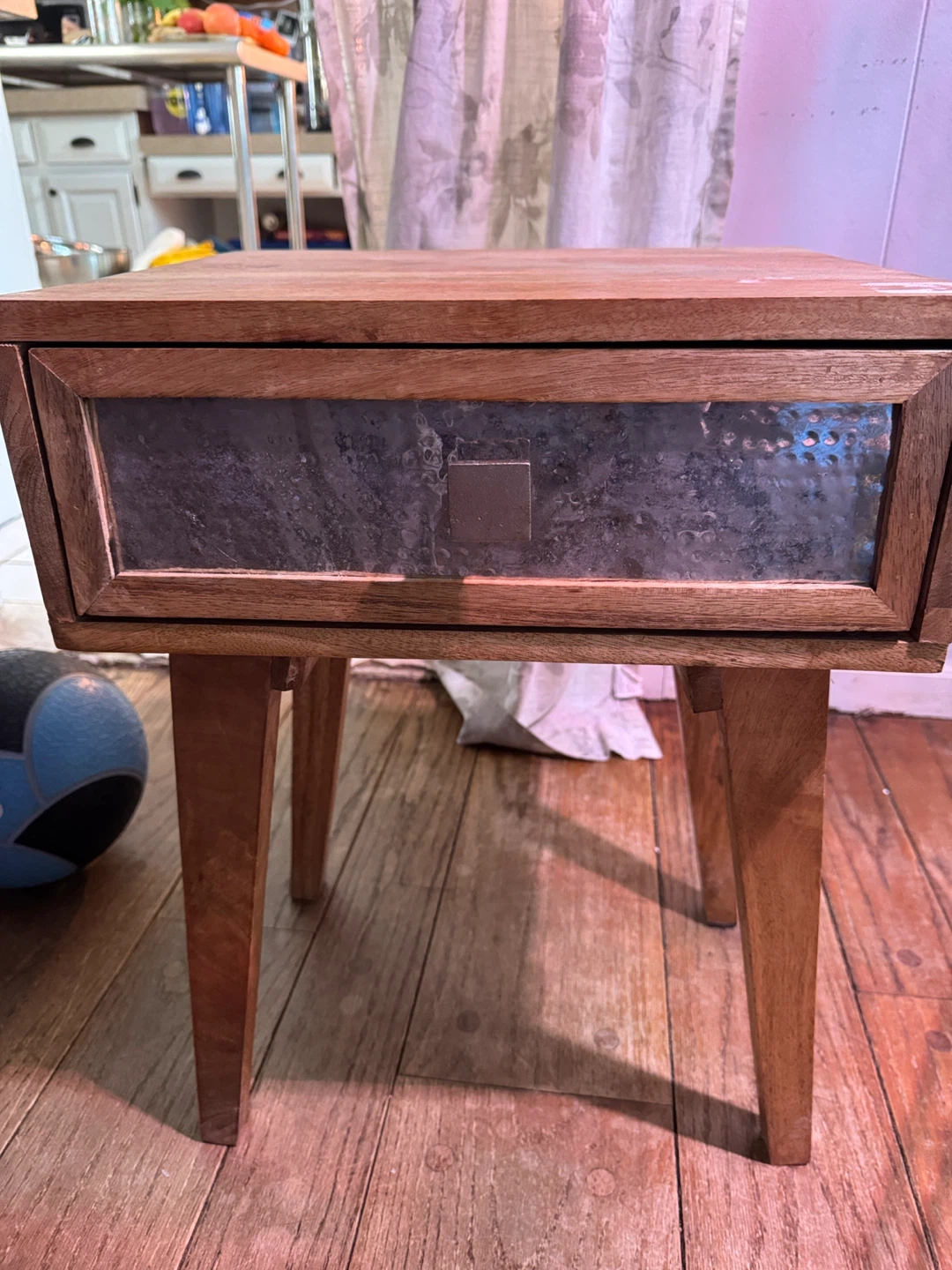 Wooden End Table with Drawer
