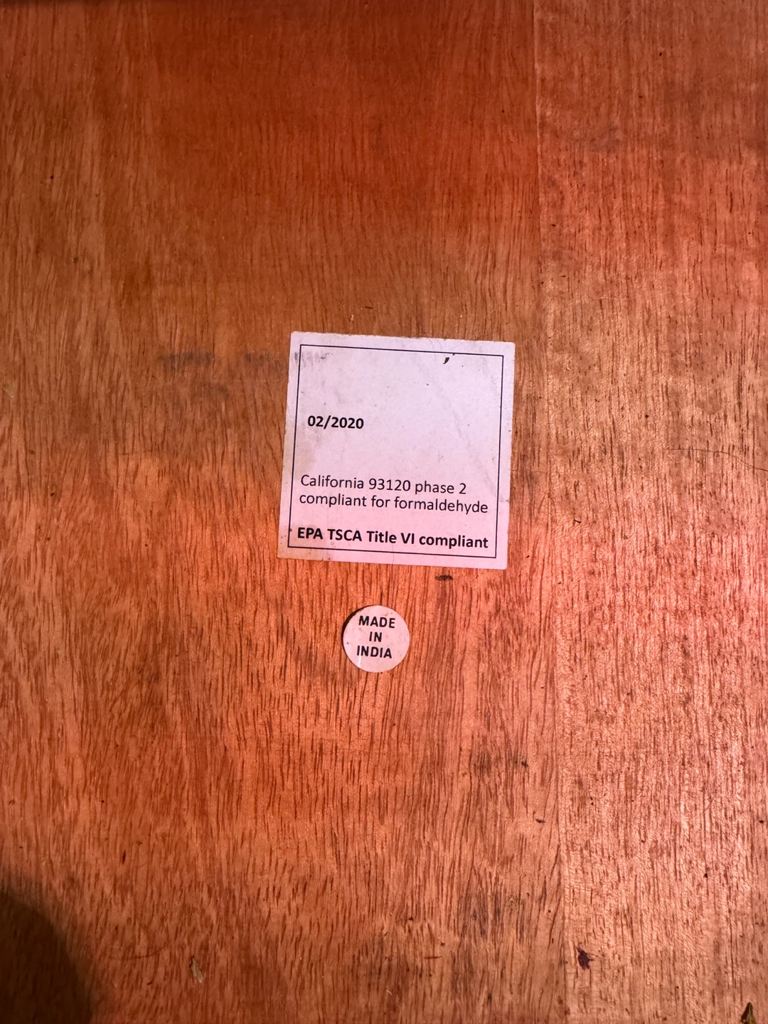 Wooden End Table with Drawer - photo 2