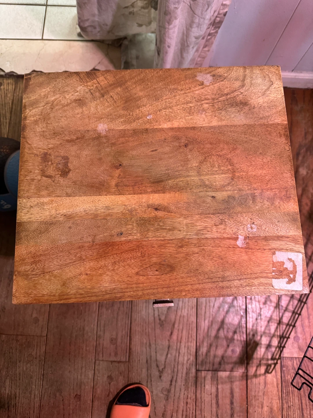 Wooden End Table with Drawer - photo 3