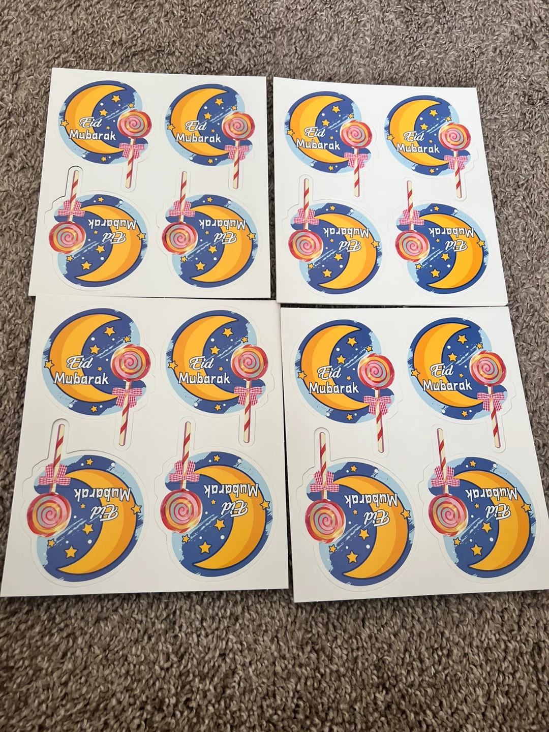 Eid Mubarak Moon & Lollipop Stickers - photo 2