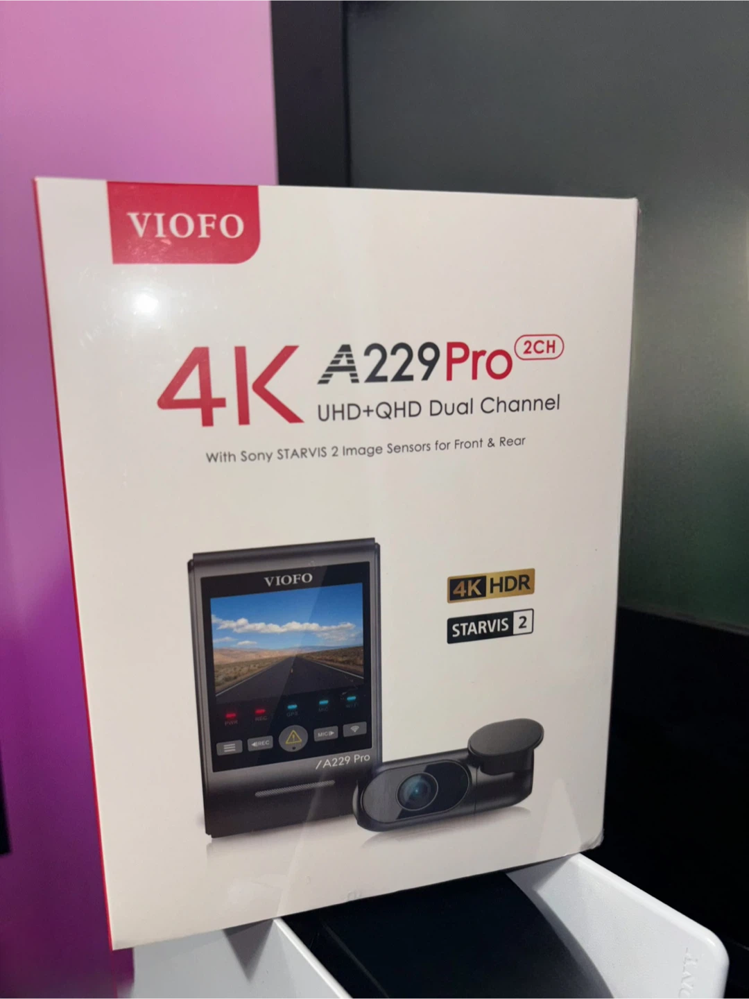 Brand New Sealed Viofo A229 Pro 2 Channel Dash Camera