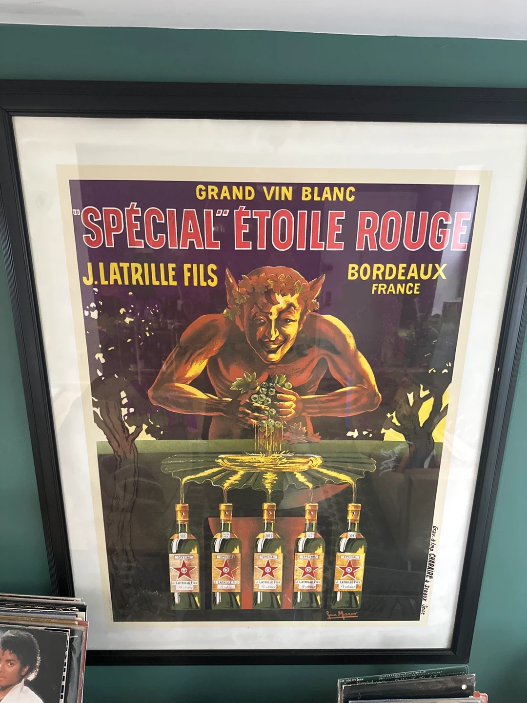 Spécial Étoile Rouge Grand Vin Blanc Poster - photo 3