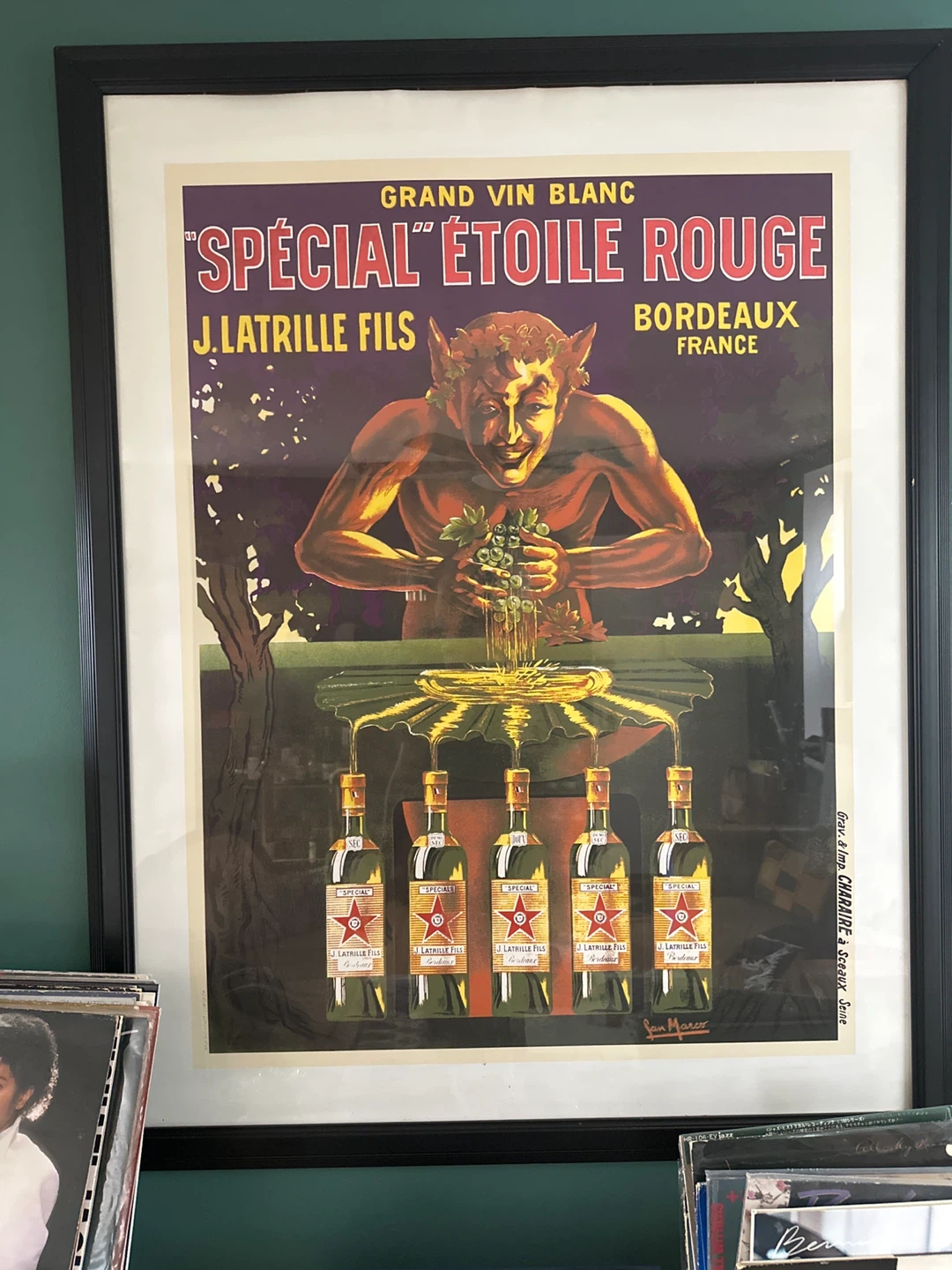 Spécial Étoile Rouge Grand Vin Blanc Poster