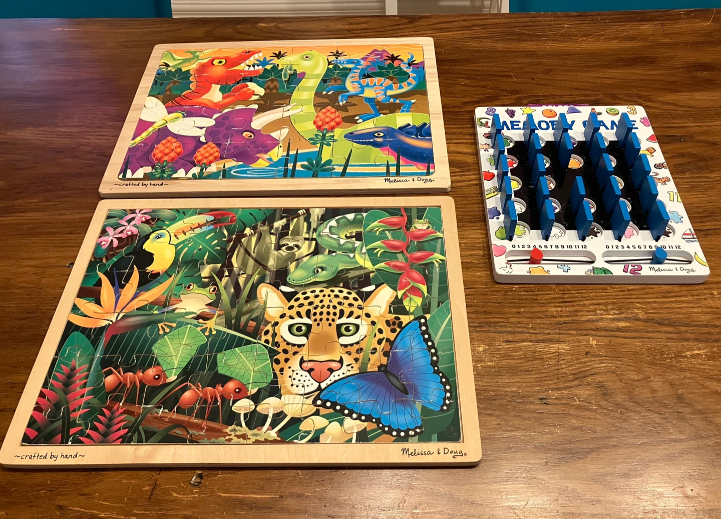 Wooden puzzles and game