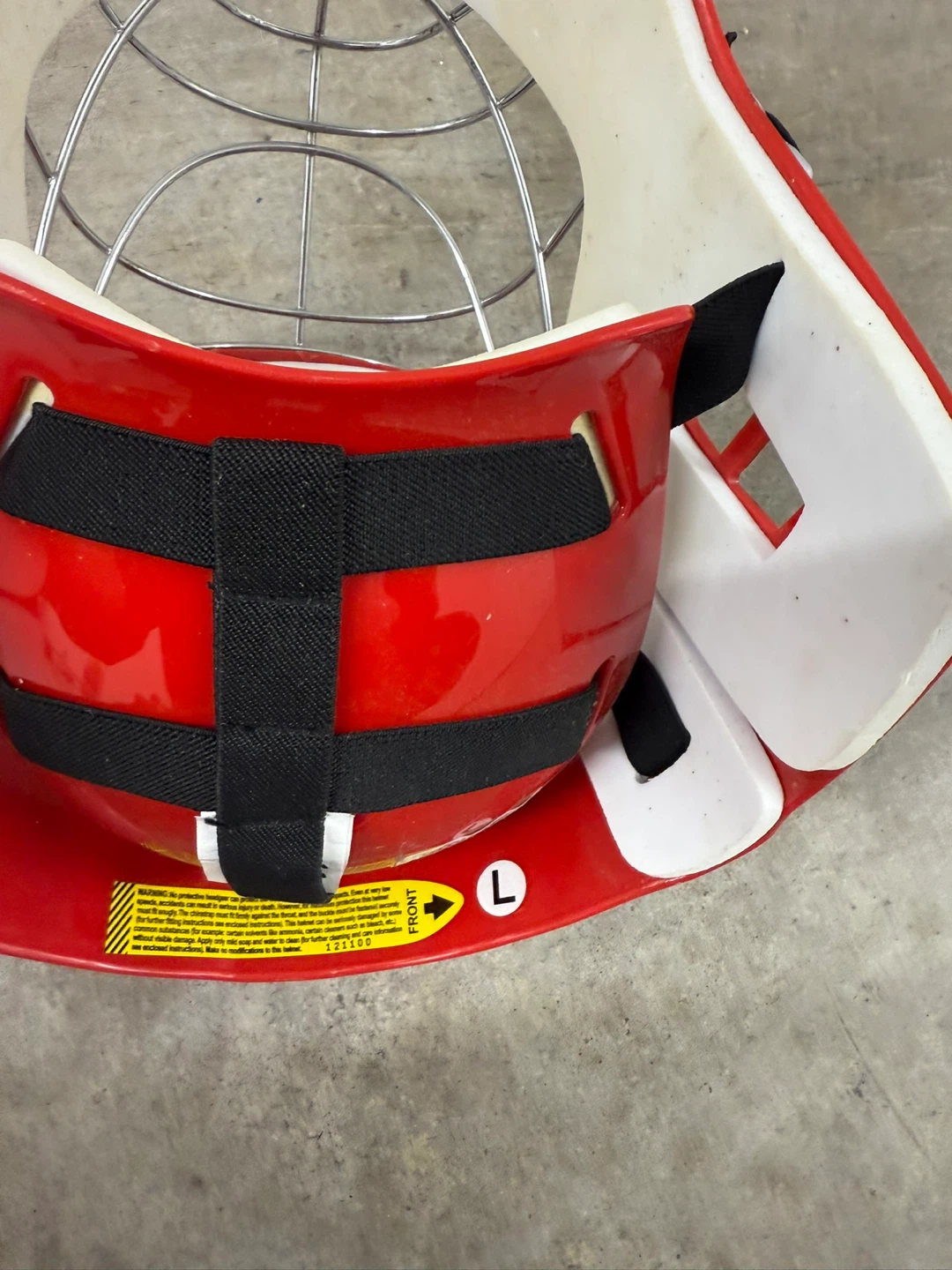 Red Street Invasion Goalie Mask - photo 3