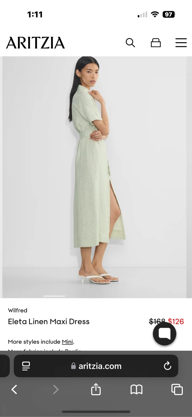Wilfred Eleta Linen Maxi Dress - photo 3