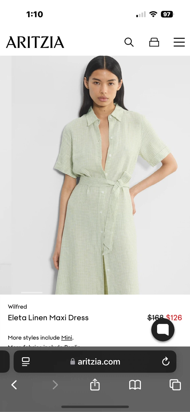 Wilfred Eleta Linen Maxi Dress - photo 2