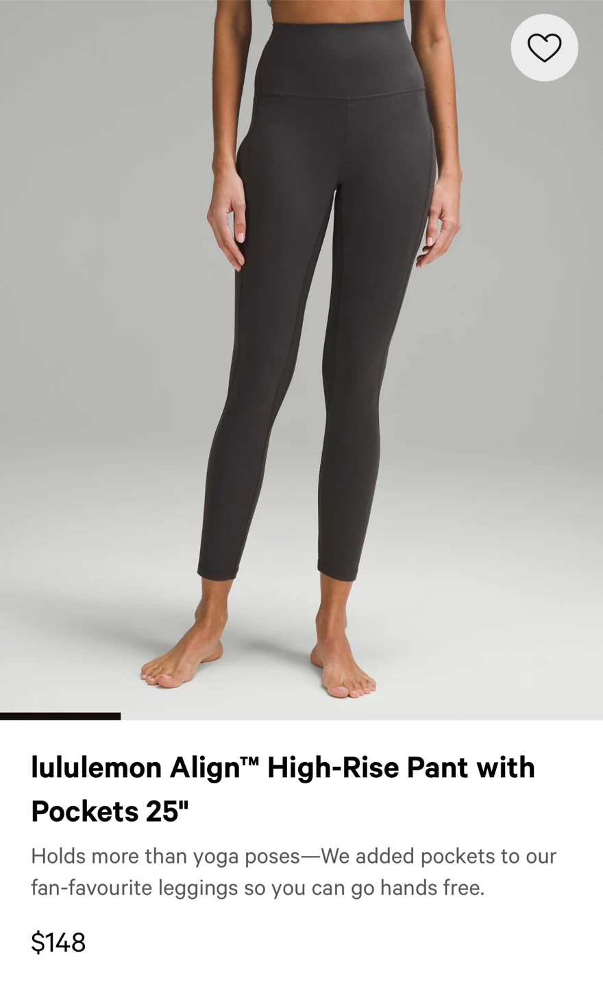 Lululemon Align High-Rise Pockets 25" Leggings