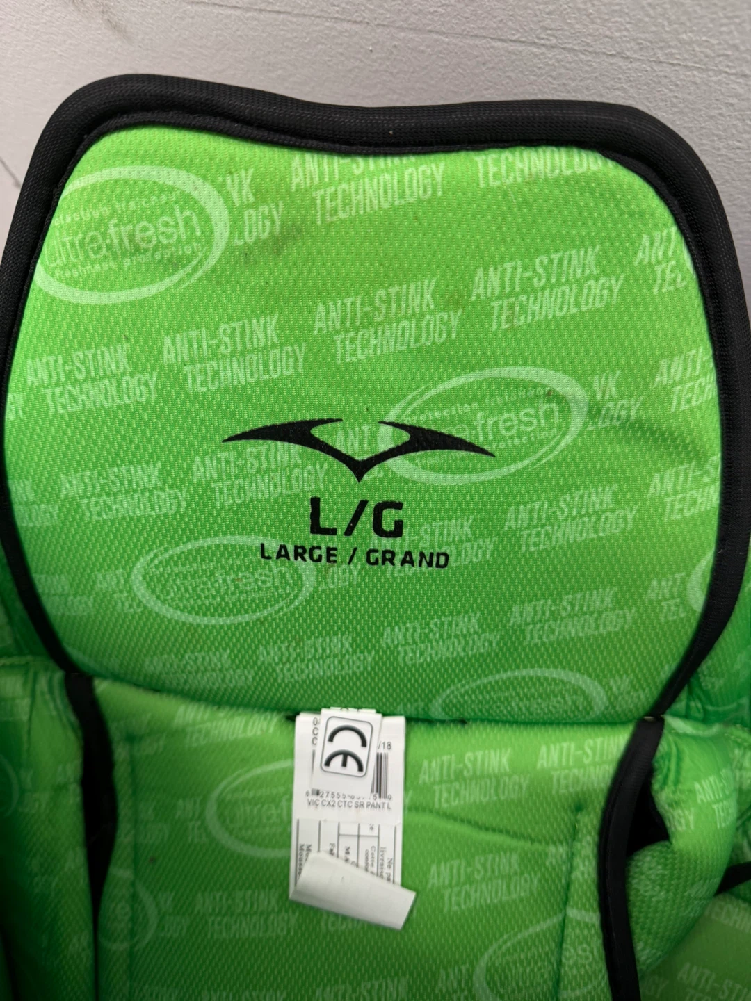 Vick Hockey Pants - Black/Green - Size L/G - photo 2