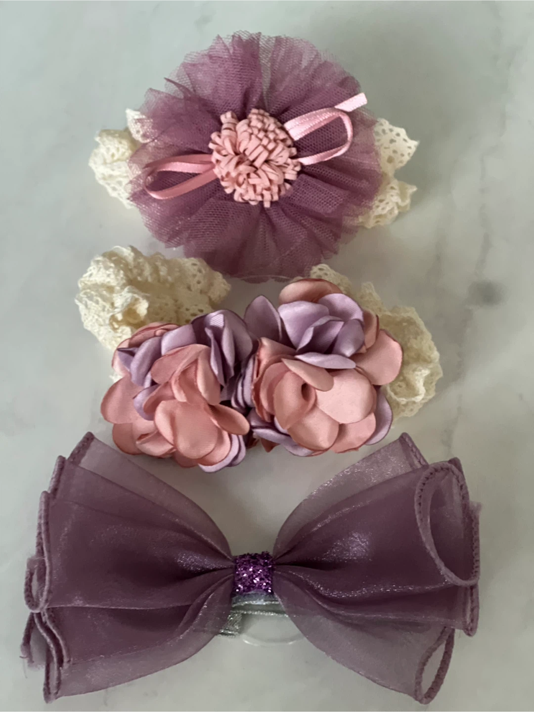 Baby Girl Headbands 3 Pack - photo 2