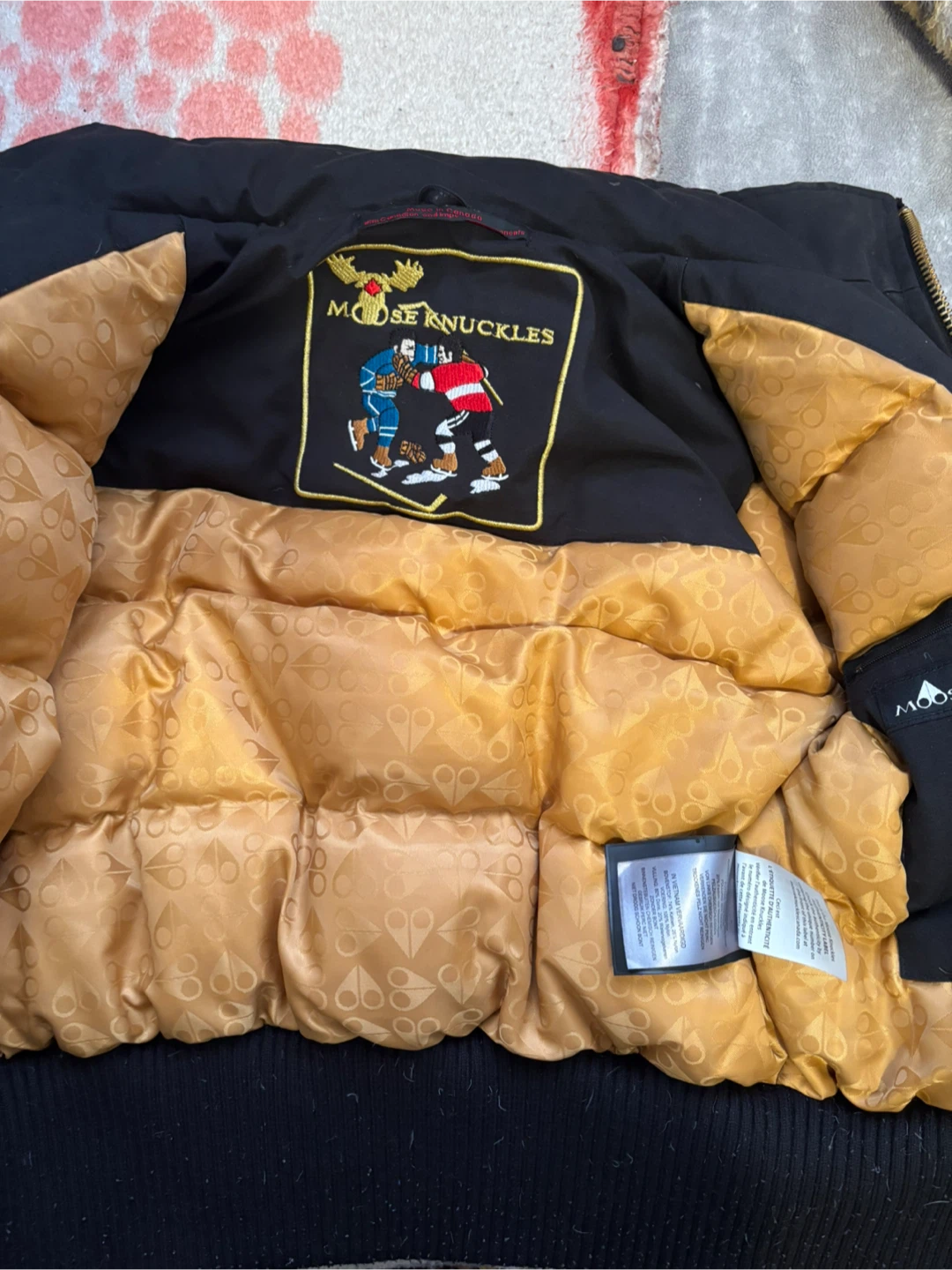 Moose Knuckles Black Bomber Jacket - photo 2