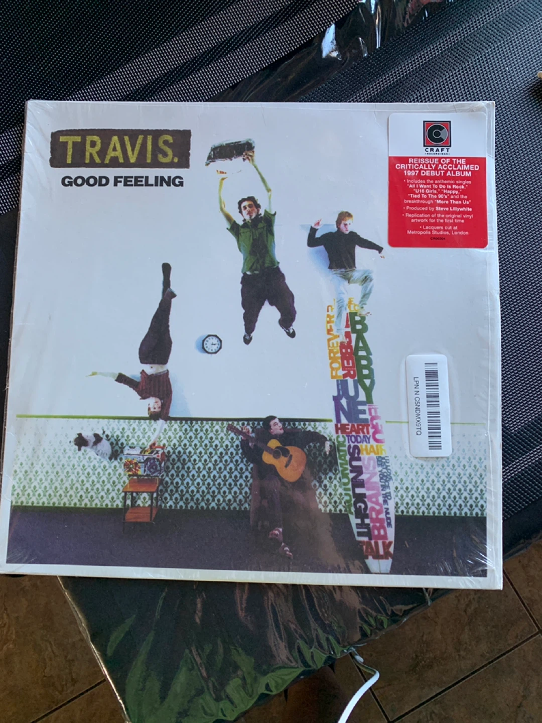 Travis Good Feeling 1997 Debut Album Vinyl Record