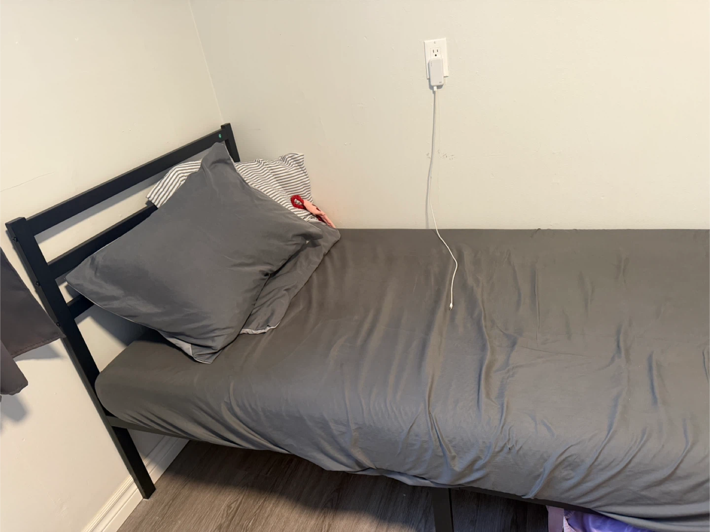 Twin Bed Frame with Mattress - photo 2