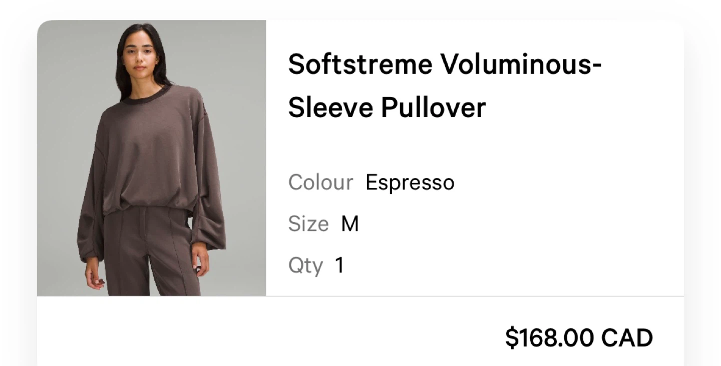Lululemon Softstreme Pullover