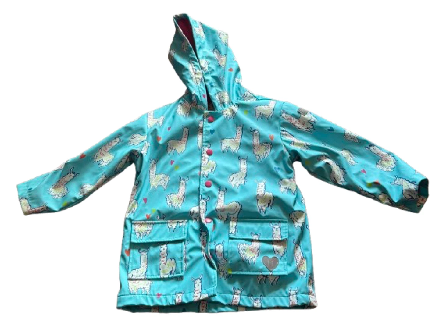 Hatley Kids Llama Raincoat – Size 5