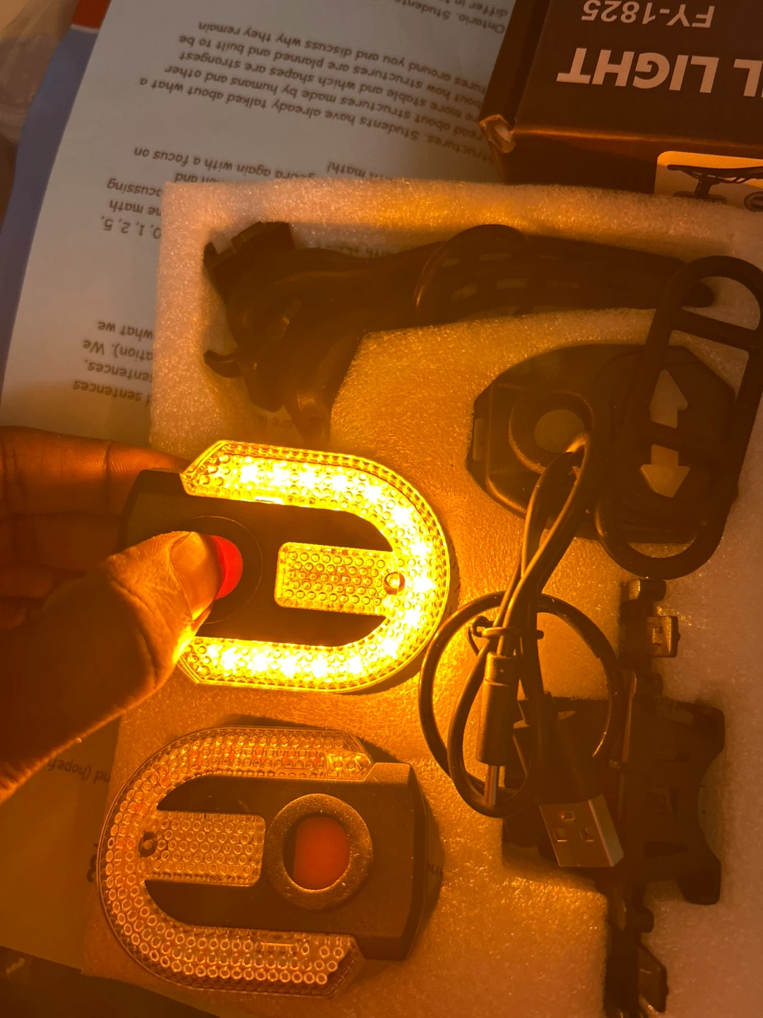 Bicycle LED Light Set - photo 2
