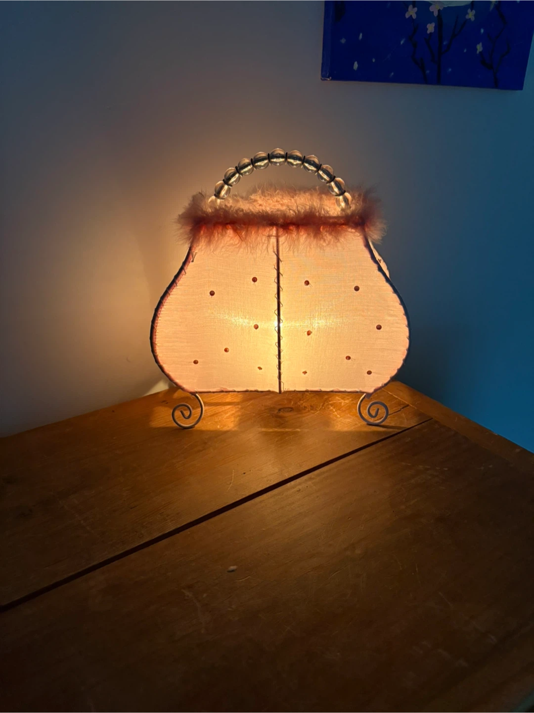 Vintage style purse lamp - photo 2
