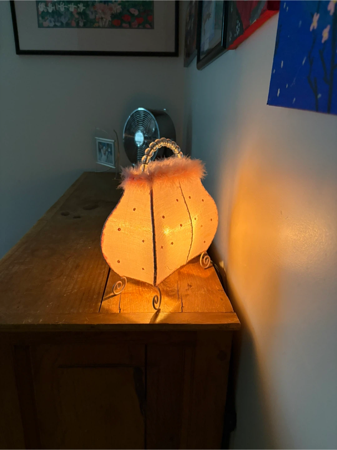 Vintage style purse lamp - photo 3