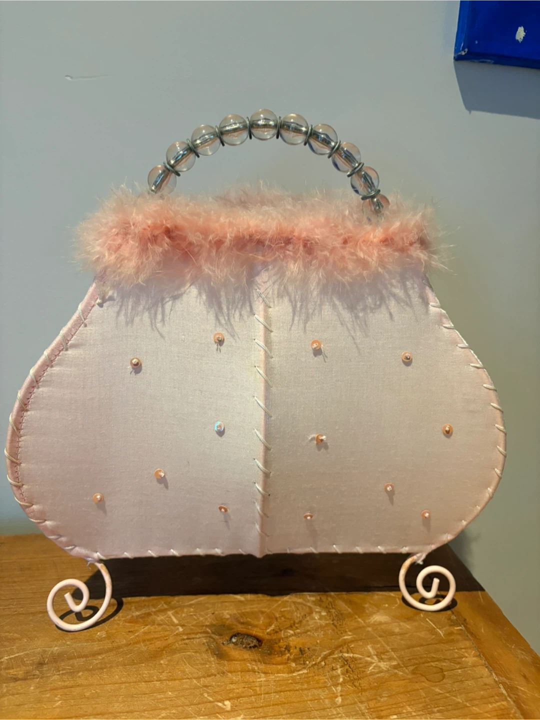 Vintage style purse lamp - photo 4