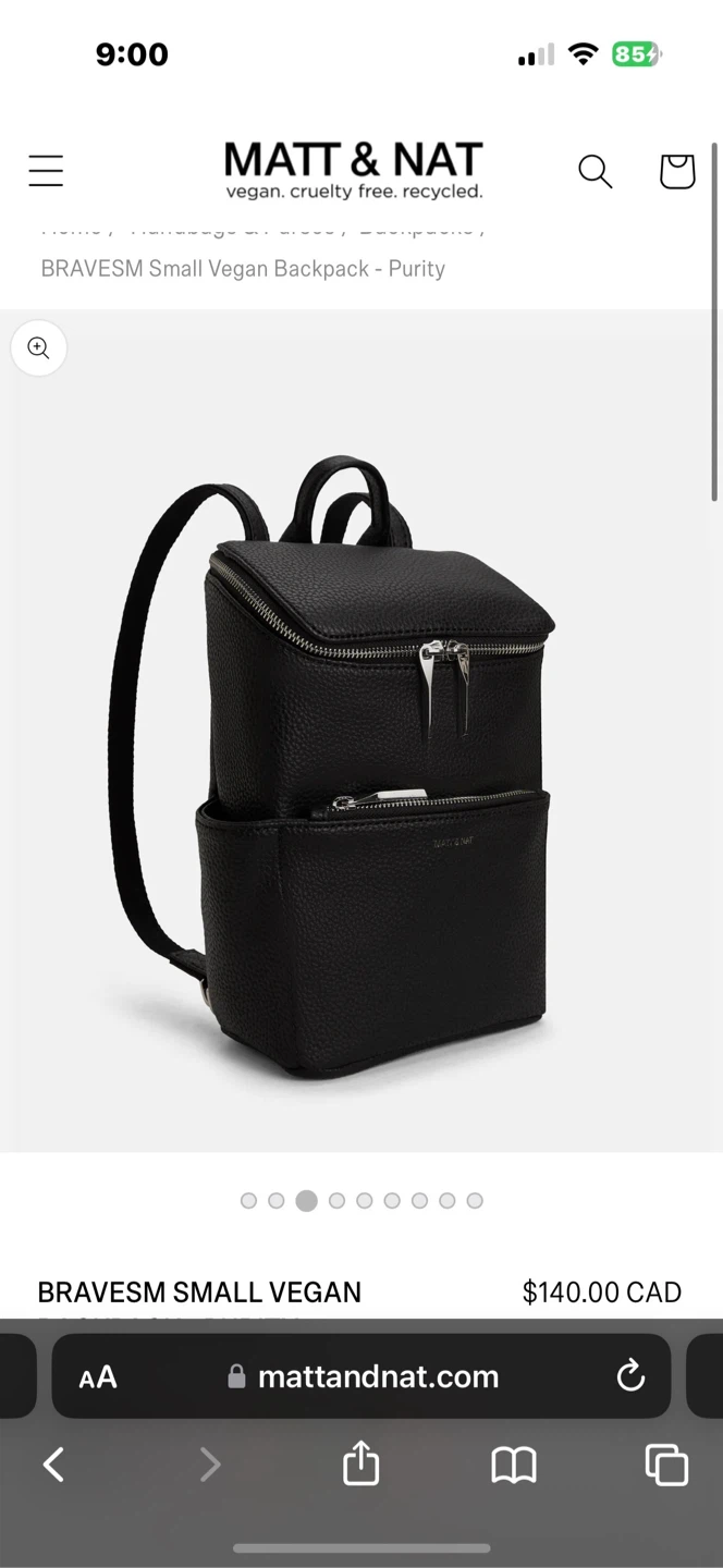 Matt & Nat BRAVESM Small Vegan Backpack - Purity - photo 3