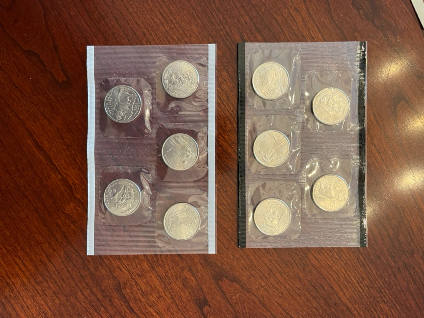 2006 State Quarters Philadelphia Denver 10 coin Uncirculated - photo 3