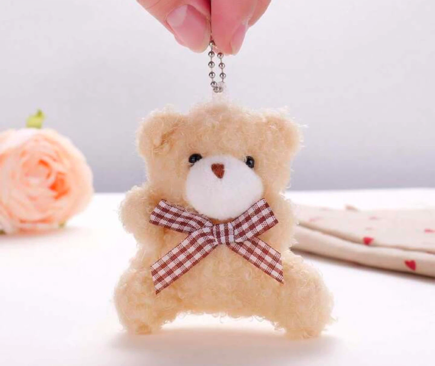 Teddy Bear Keychain Plush giveaway set of 6 - photo 4