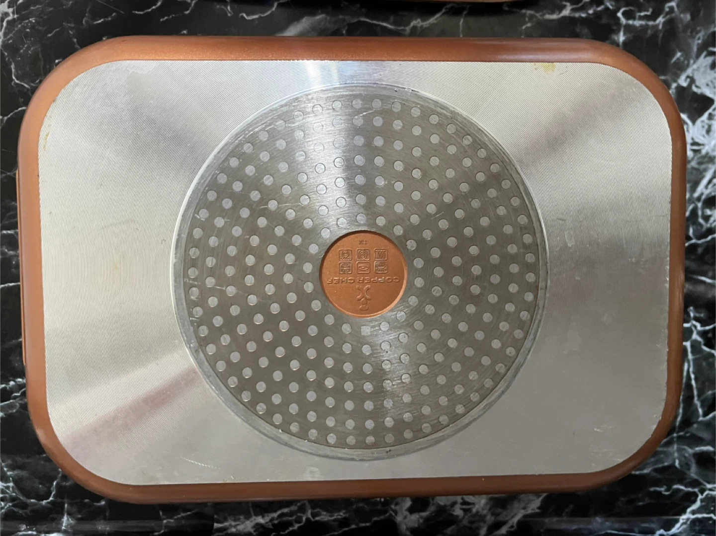 Copper Chef Griddle Pan with Glass Lid - photo 4