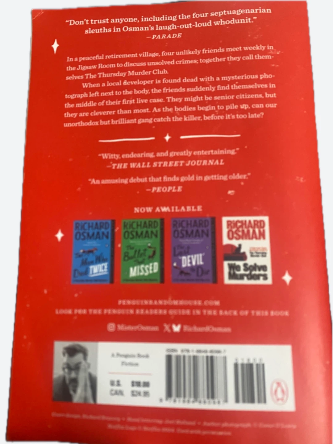 The Thursday Murder Club by Richard Osman - Novel - photo 2