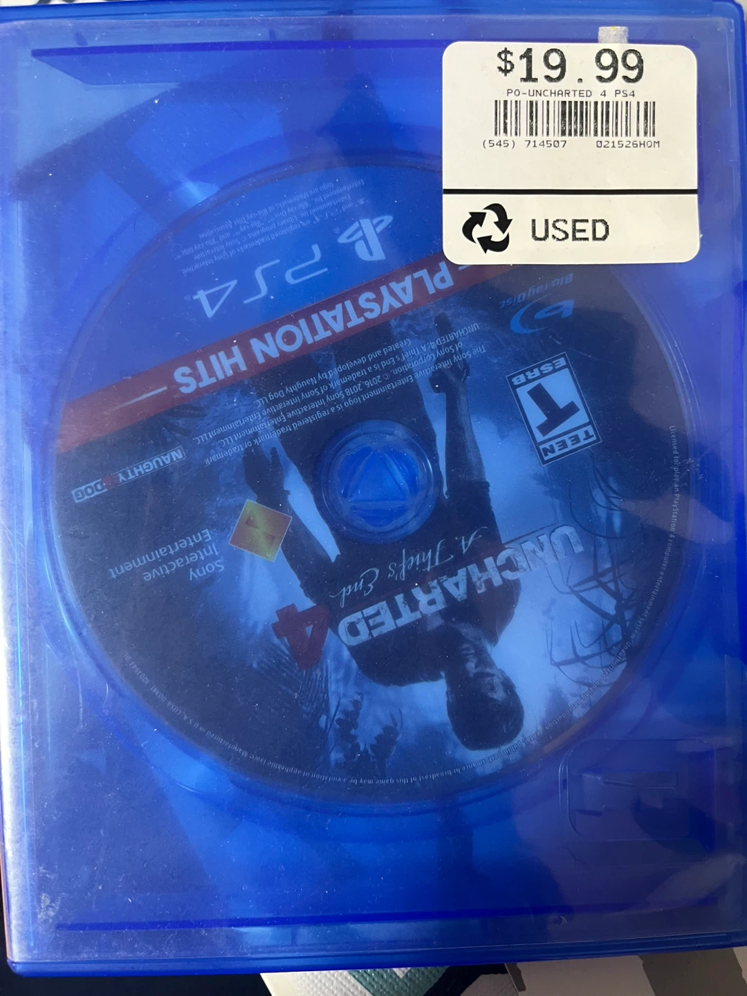 Uncharted 4: A Thief's End - PlayStation Hits (PS4)