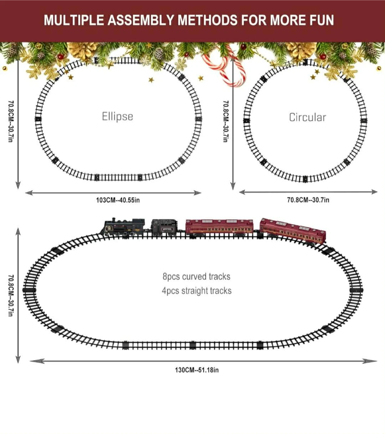 Metal Edition Smog Train Set with Alloy Locomotive - photo 4