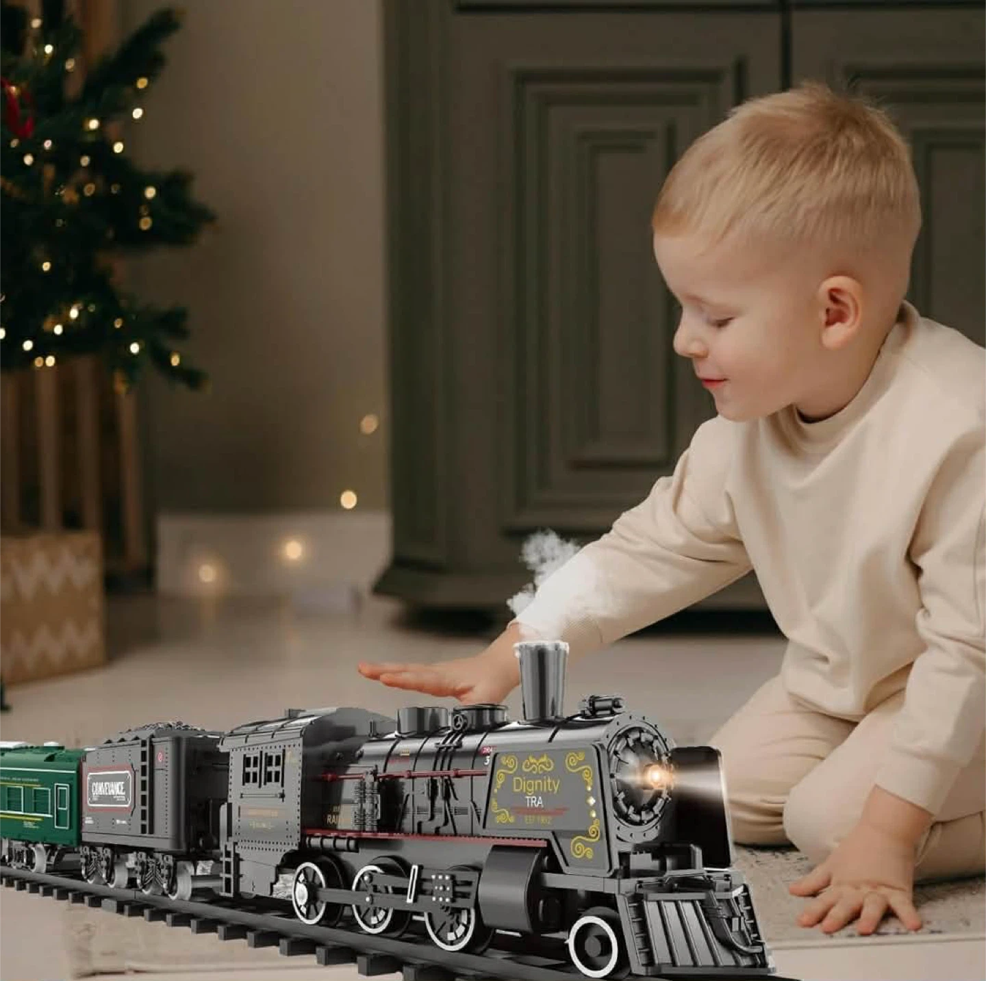 Metal Edition Smog Train Set with Alloy Locomotive - photo 3