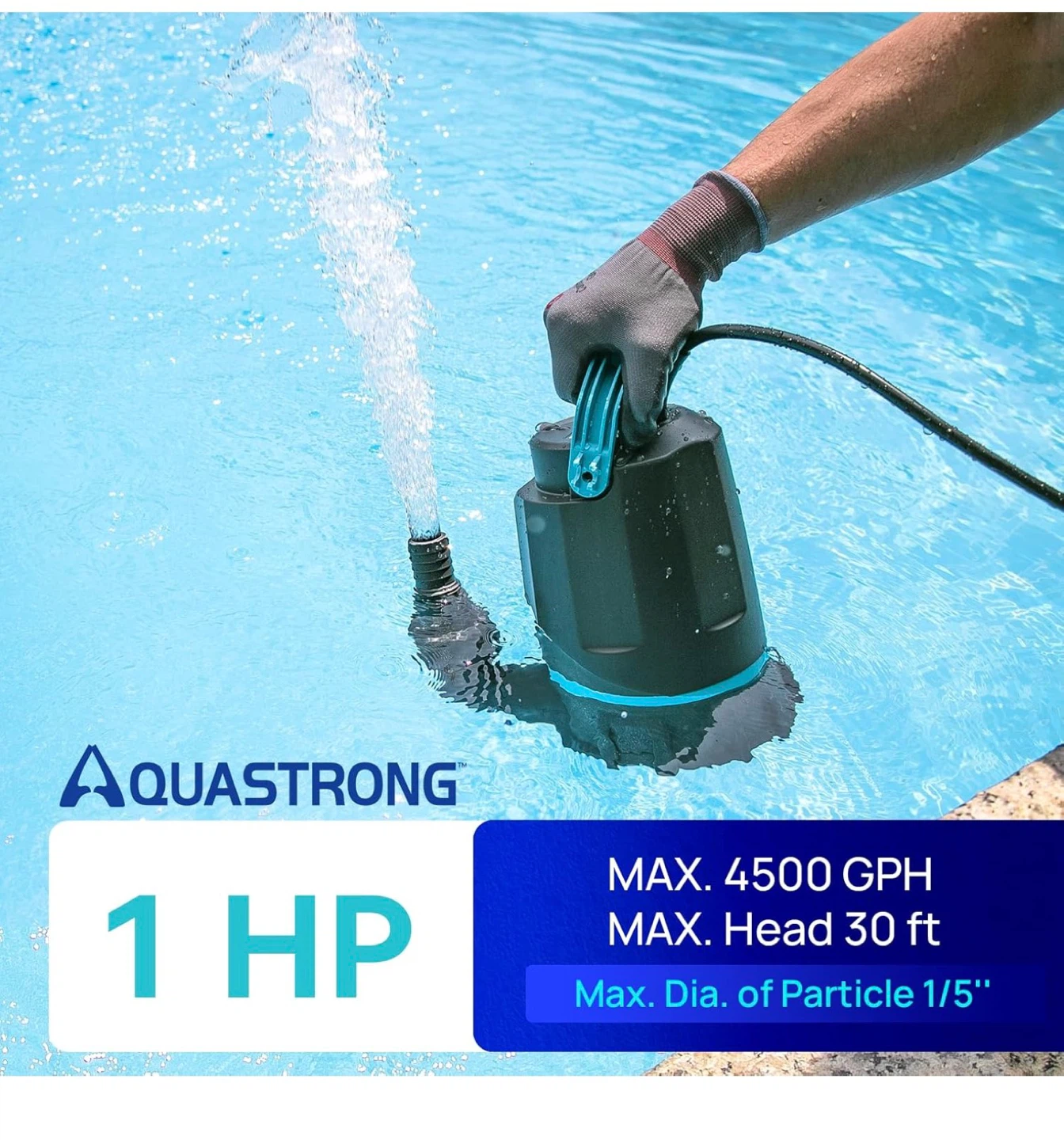 1 HP Submersible Utility Water Pump HP1 - photo 3