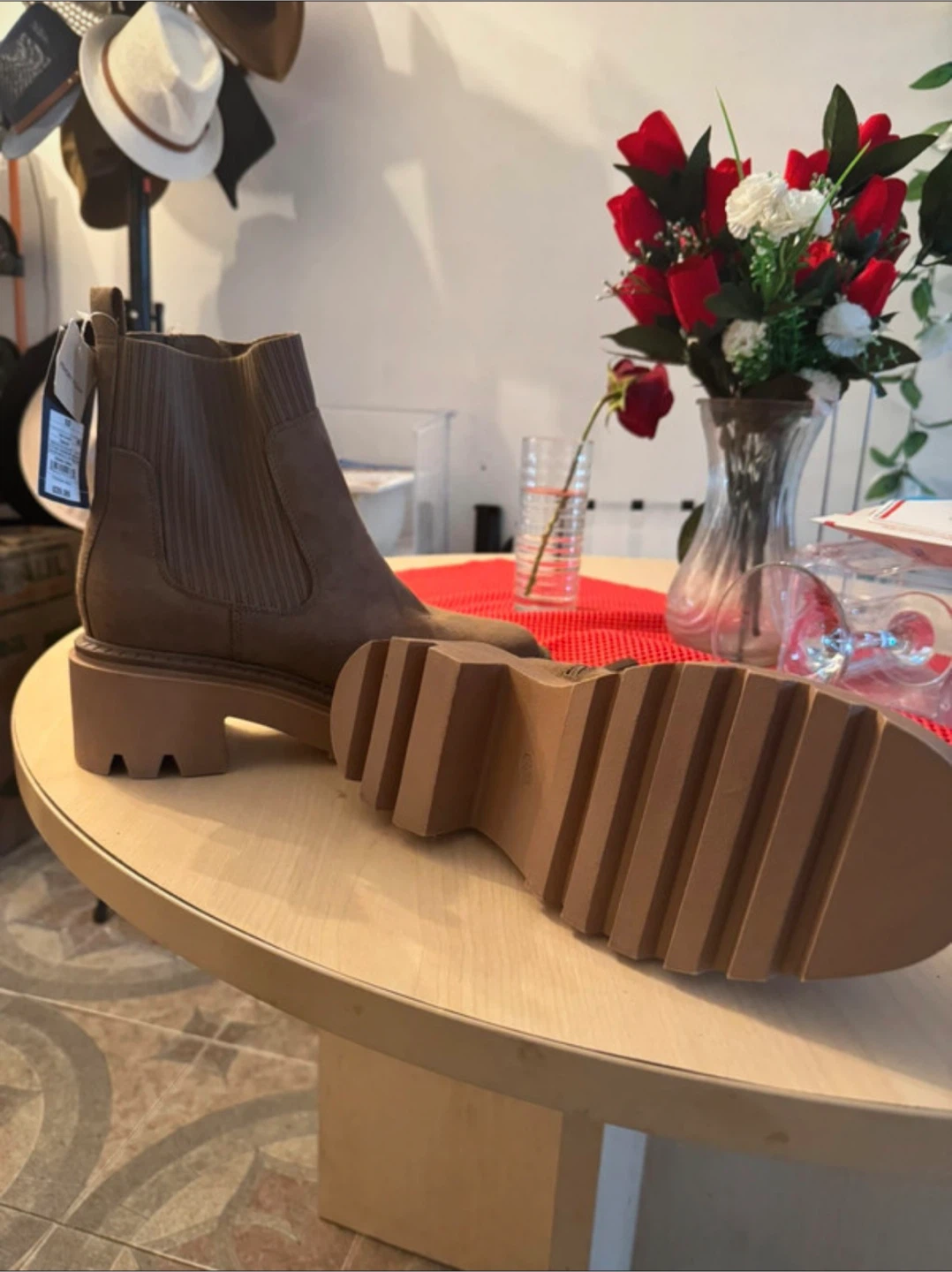 Universal Thread Brown Suede Chelsea Boots Size 10 - photo 4