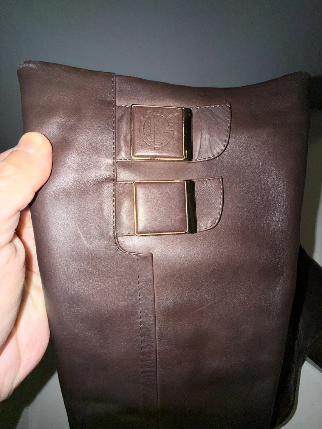 Brown and light brown Leather Knee-High Boots 2 pairs - photo 5