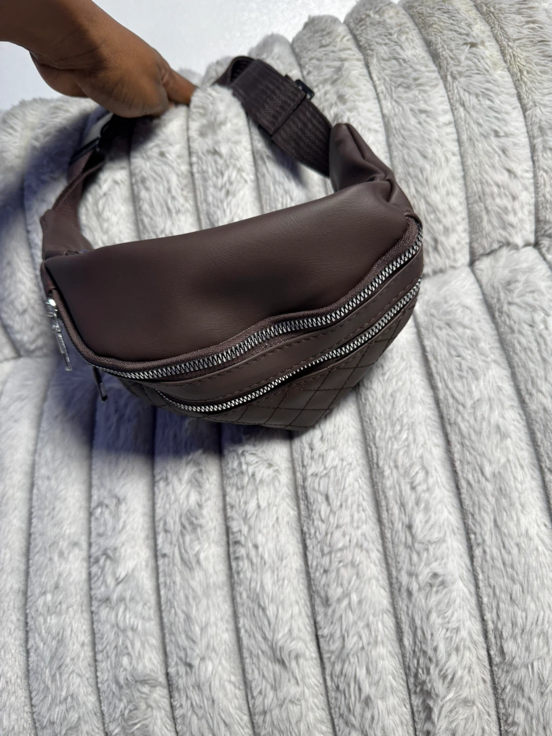 Brown Quilted Fanny Pack - photo 2