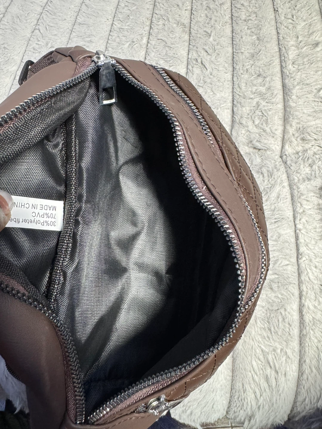 Brown Quilted Fanny Pack - photo 4