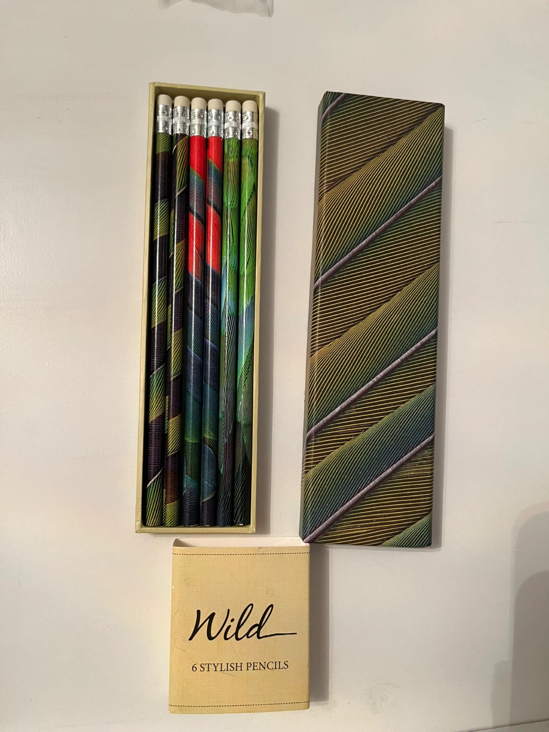 🆕Life Canvas Wild 6 Stylish Pencils with Erasers