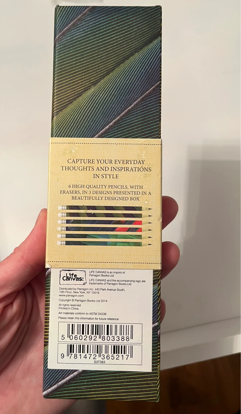 🆕Life Canvas Wild 6 Stylish Pencils with Erasers - photo 4