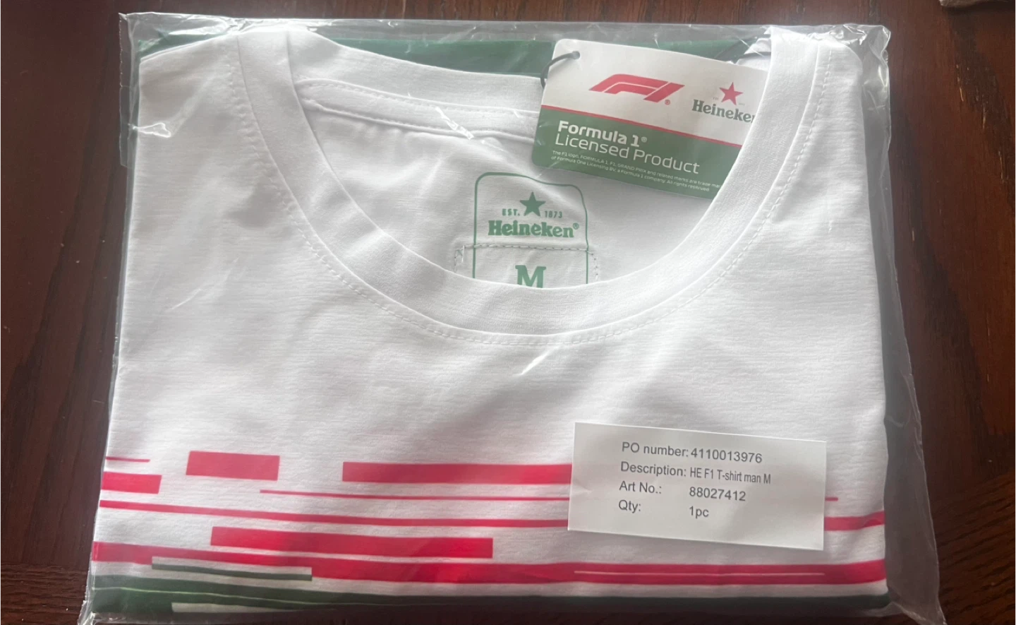 Heineken Formula 1 T-Shirt Men's Medium