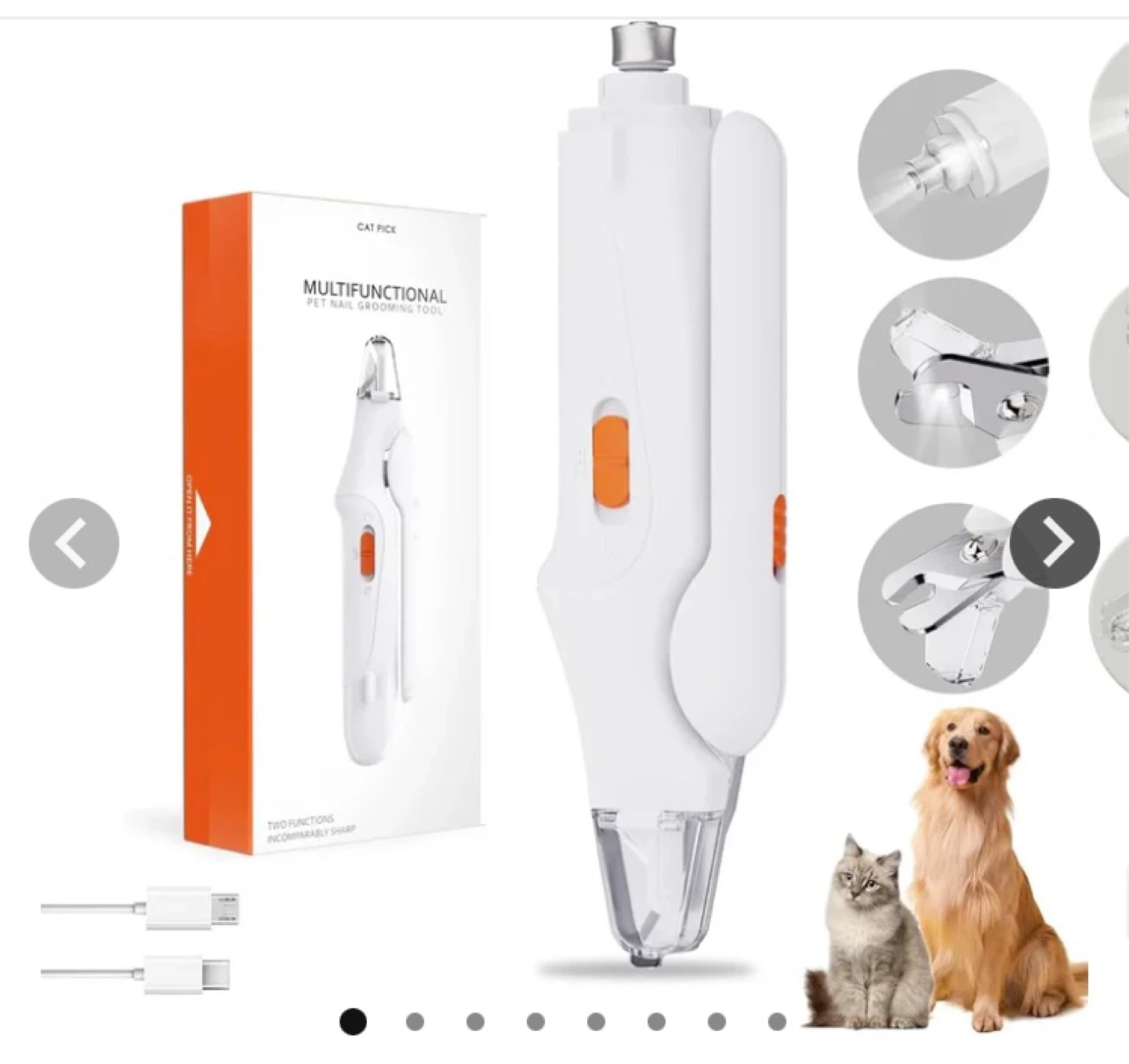 Cat Pick Multifunctional Pet Nail Grinder & Clipper Tool - photo 4