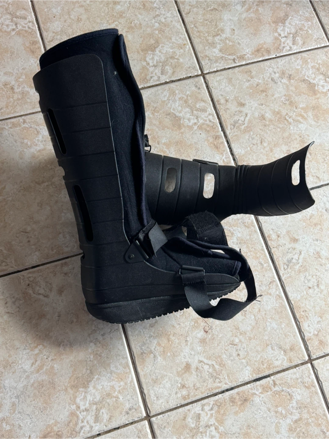 Black Orthopedic Walking Boot - Large