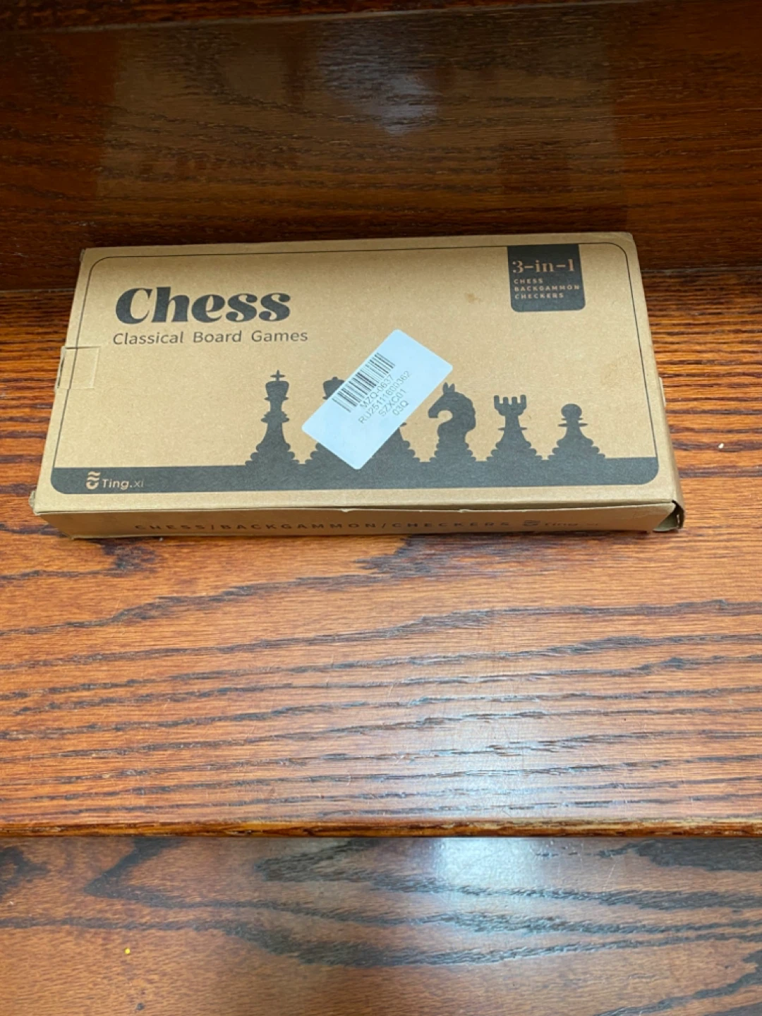 Ting.Xi 3-in-1 Classical Board Games Set