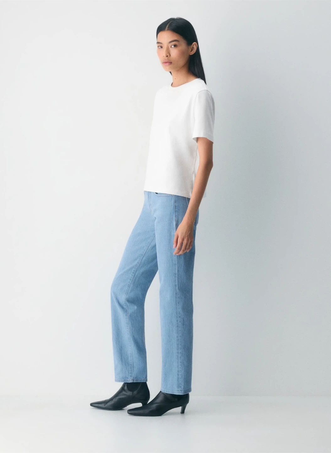 Aritzia Denim Forum Tilda Lo-Rise Straight Jeans - photo 2