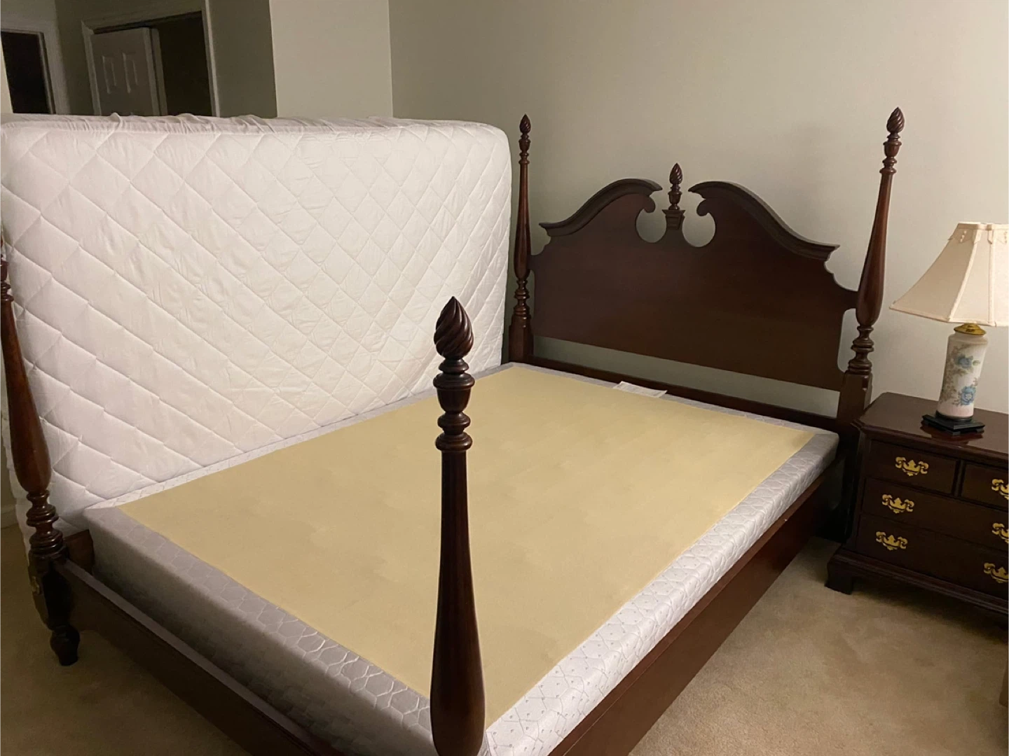 Bedroom Furniture Set with Dresser, Nightstand, and Bed Frame