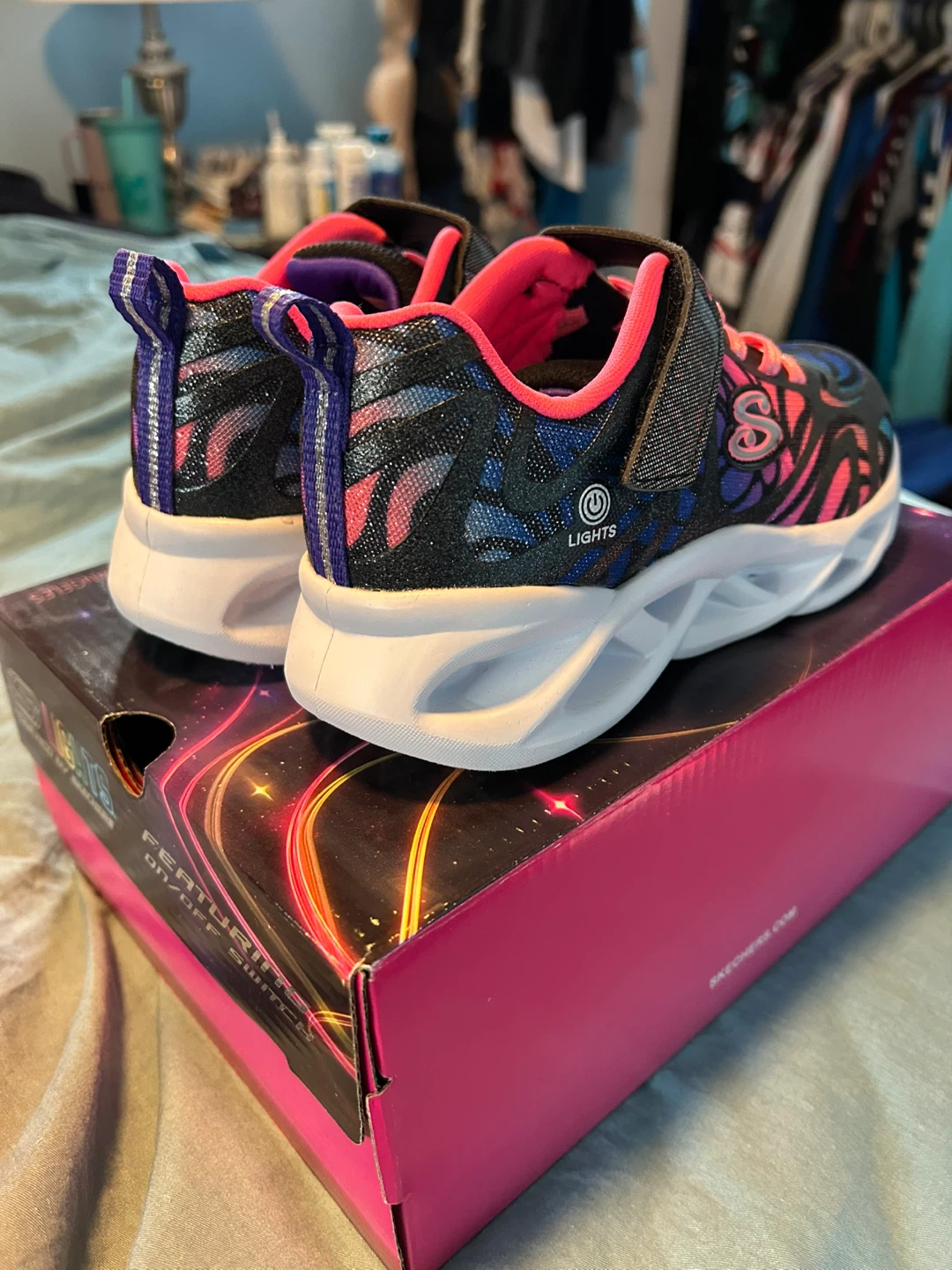 Skechers S Lights Glitter Light-Up Shoes - photo 3